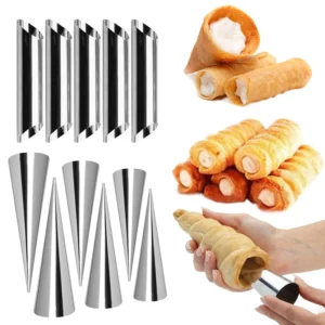 Stainless Cone Croissant Maker Kit