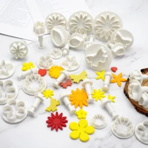 Deluxe BakeCraft 33-Piece Fondant & Cookie Mold Set