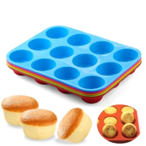 MiniBake Pro Silicone 12-Hole Muffin Mold