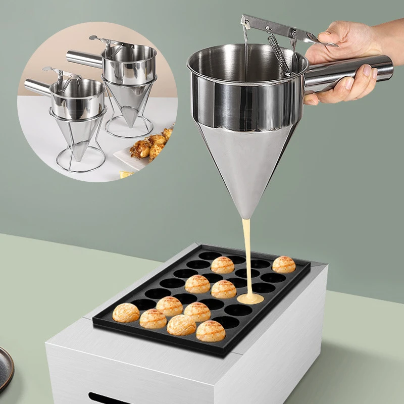 OctoMix Stainless Steel Batter Dispenser - Image 2