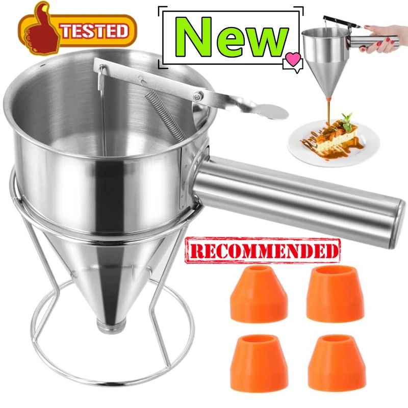 OctoMix Stainless Steel Batter Dispenser