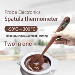 Digital Thermometer Spatula with Silicone Scraper