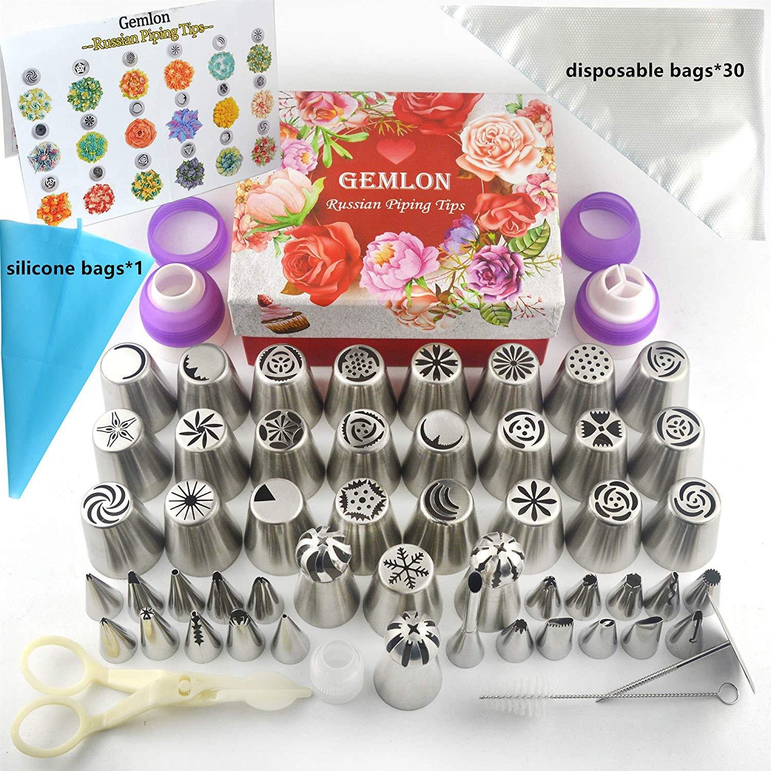 88-Piece Stainless Steel Russian Piping Tip Set - Image 4